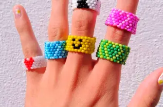 Кольца из бисера